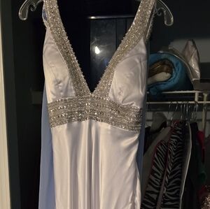 GiGi formal gown with cape